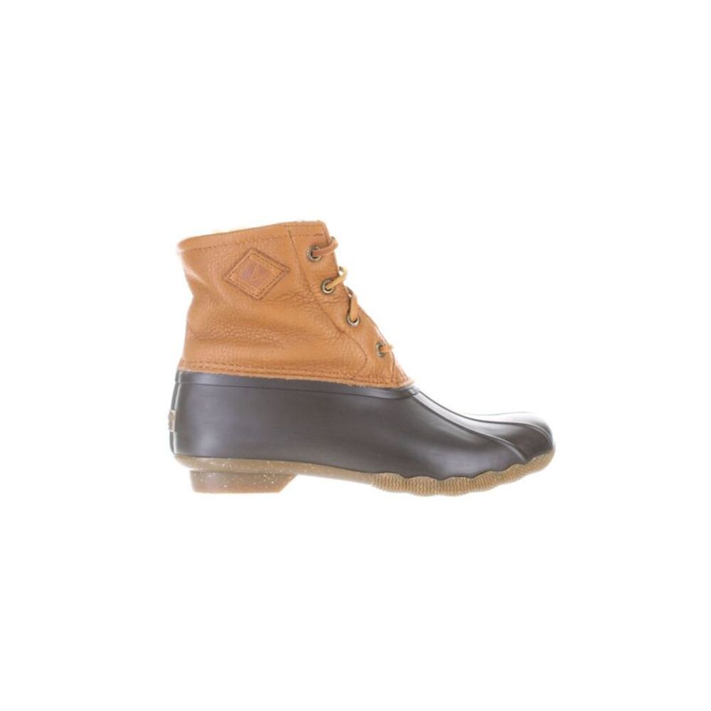 Sperry Brown and Black Duck Boot Rain Boots